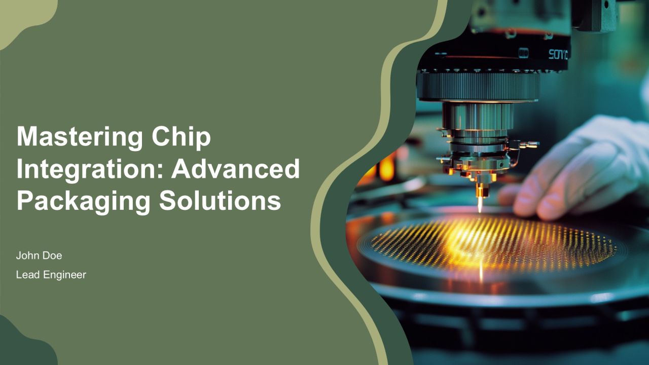 Mastering Chip Integration Advanced Packaging Solutions PPT Presentation AT