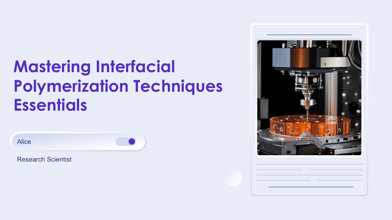 Mastering Interfacial Polymerization Techniques Essentials PPT Mockup AT