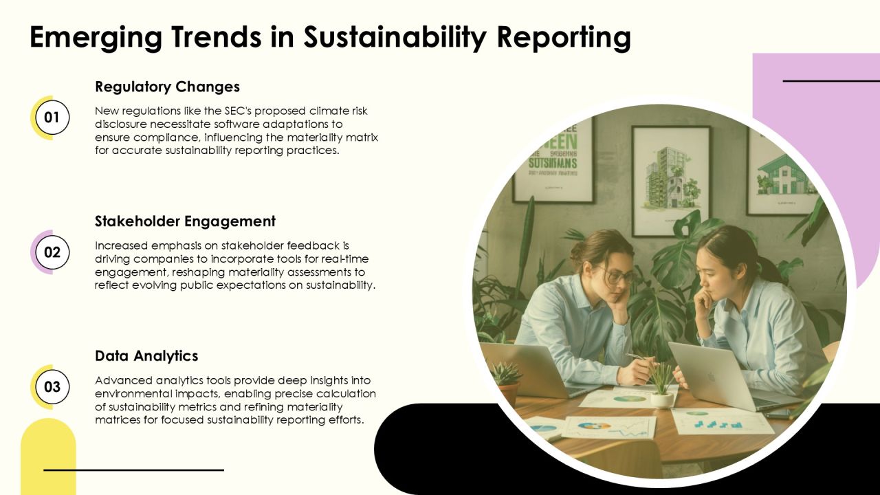 Materiality Matrix Software Solutions For Sustainability Reporting PPT Example AT Slide18