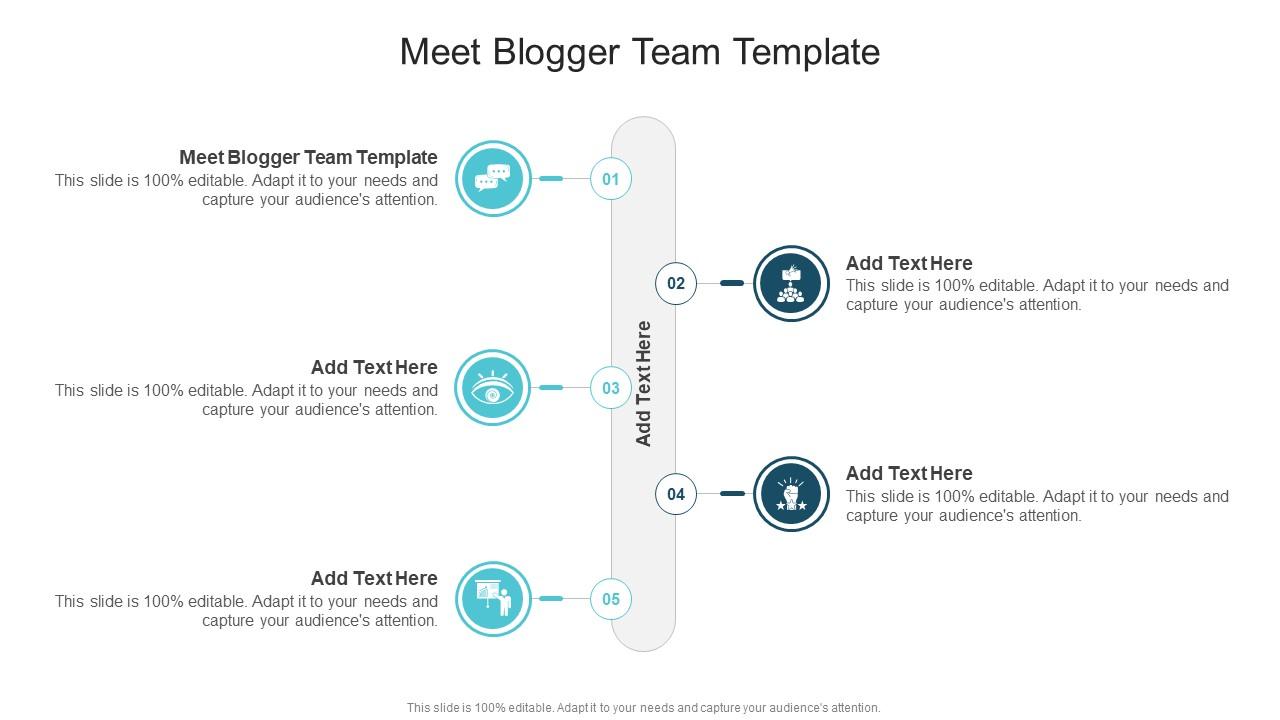 Meet Blogger Team Template In Powerpoint And Google Slides Cpb