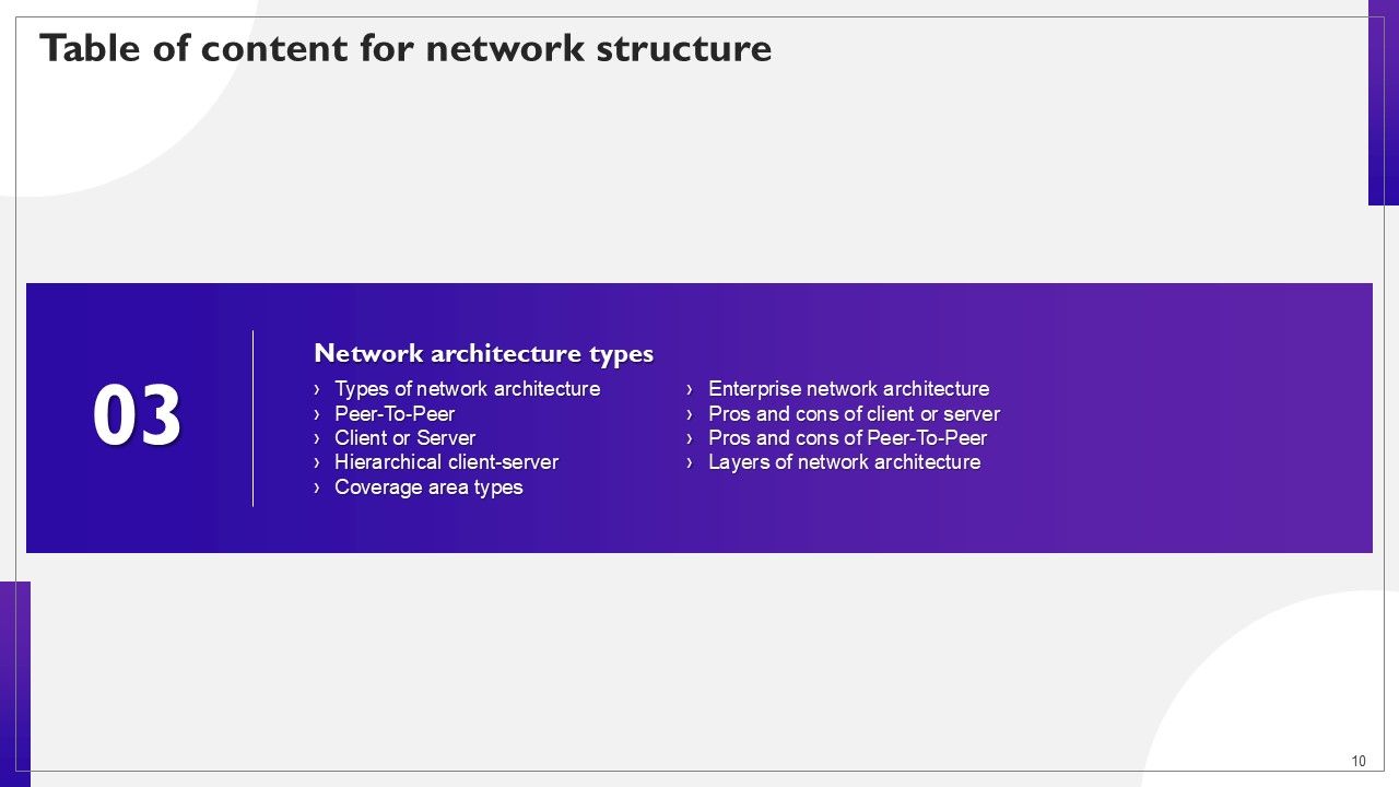 Network Structure PPT Sample Slide10