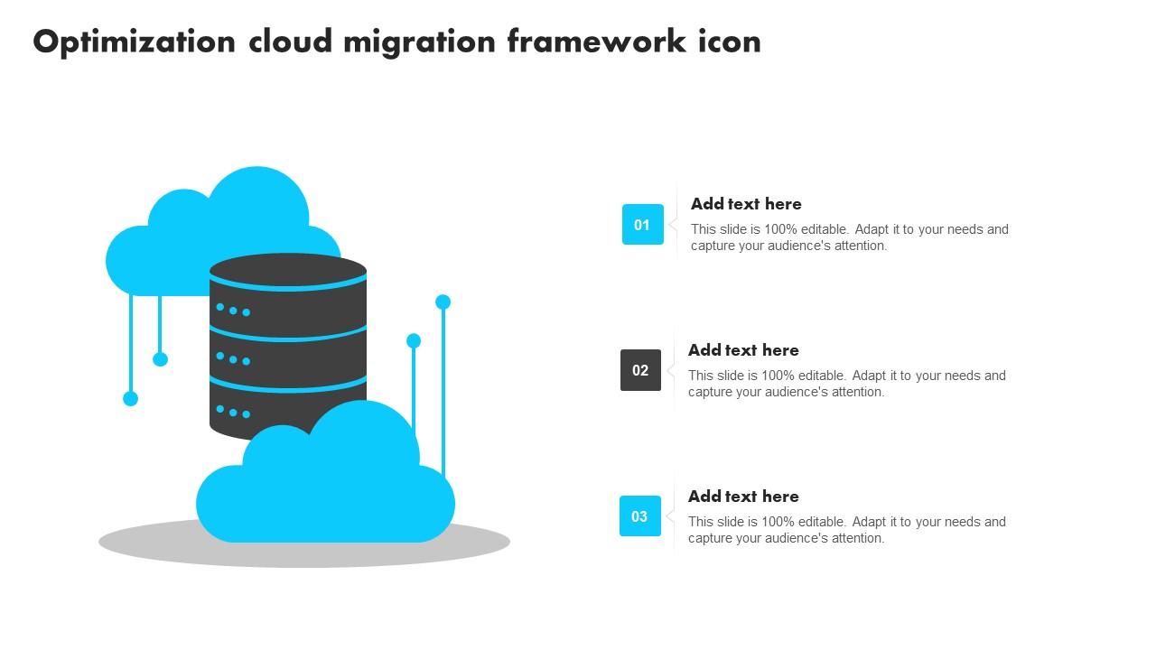 Optimization Cloud Migration Framework Icon Download Pdf