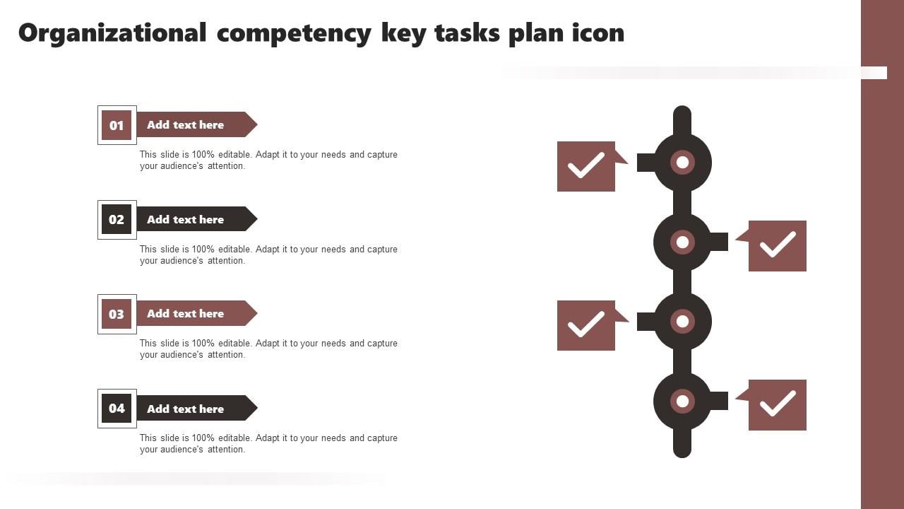 Organizational Competency Key Tasks Plan Icon Ideas Pdf