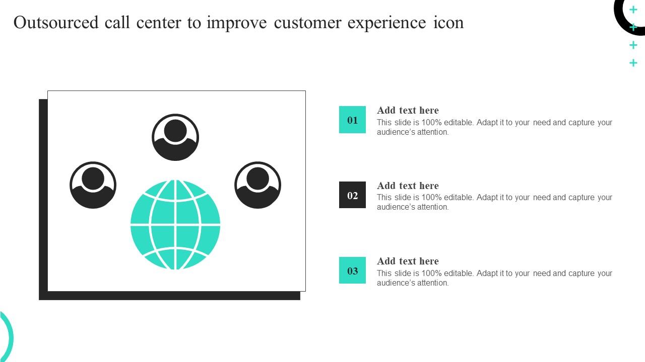 Outsourced Call Center To Improve Customer Experience Icon Guidelines Pdf
