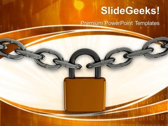 Pad Lock Security Powerpoint Templates And Powerpoint Themes 0512 Pad Lock Security Powerpoint Templates And Powerpoint Themes 0512