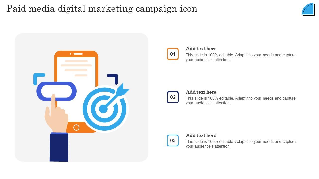 Paid Media Digital Marketing Campaign Icon Microsoft Pdf