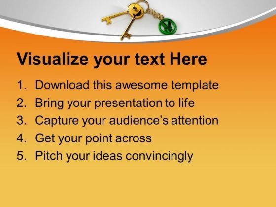 Pair Of Golden Keys With Yen Key Chain Powerpoint Templates Ppt Pair Of Golden Keys With Yen Key Chain Powerpoint Templates Ppt