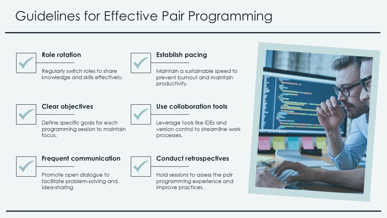 Pair Programming Techniques For Quality Code PPT Example AT Slide08