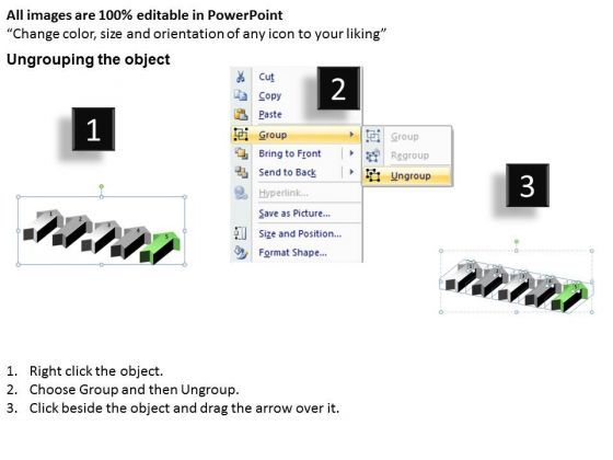 Parallel Processing Definition 3d Five Concepts Arrow Flow Diagram PowerPoint Slides Slide02