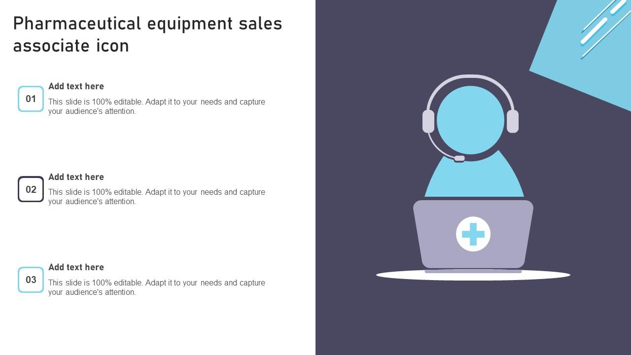 Pharmaceutical Equipment Sales Associate Icon Pictures Pdf
