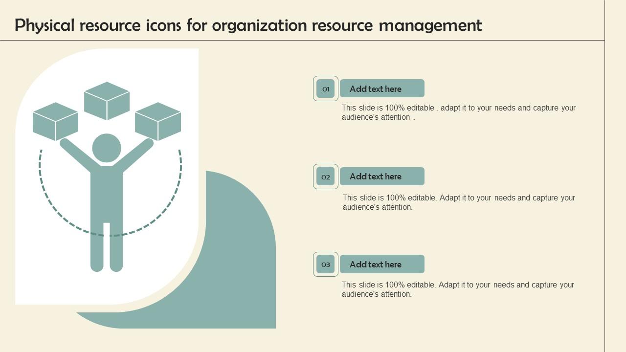 Physical Resource Icons For Organization Resource Management Elements Pdf