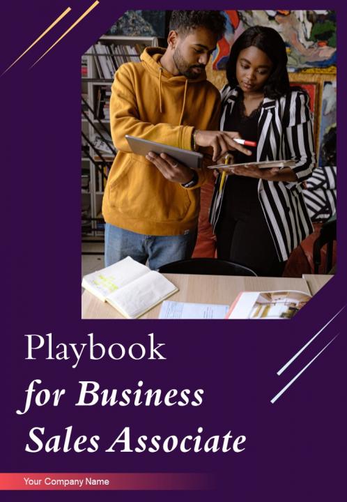 Playbook For Business Sales Associate Template