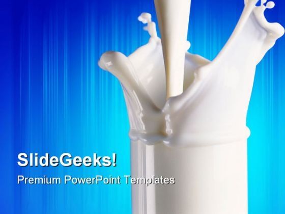 Milk Template Powerpoint Free Milk PowerPoint Template