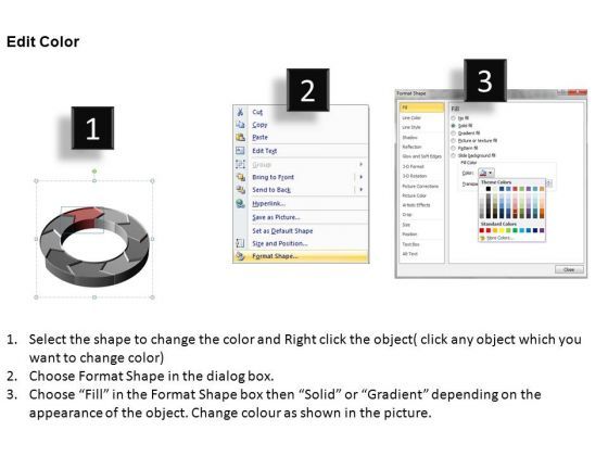 PowerPoint Backgrounds Editable Circular Process Ppt Design Slides Slide03