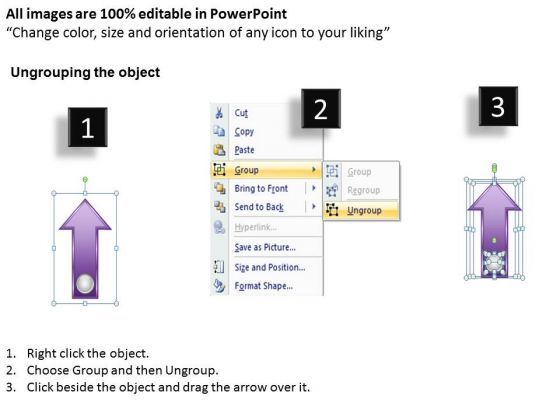 PowerPoint Circular Arrows Colorful Parallel Process 5 Stages Templates Slide02