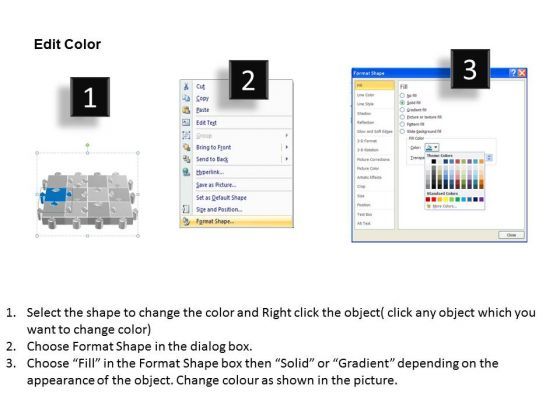 PowerPoint Design Slides Growth Puzzle Process Ppt Designs