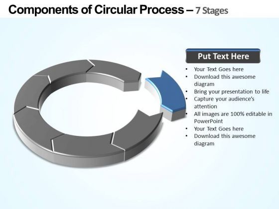 PowerPoint Layout Download Components Of Circular Ppt Template