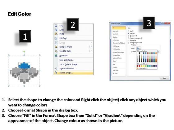 PowerPoint Presentation Designs Growth Puzzle Process Ppt Template