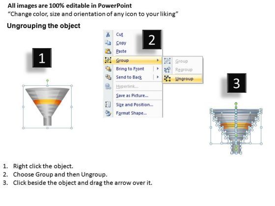 PowerPoint Presentation Slides Showing Sales And Marketing Funnel Slide02