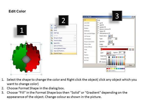 PowerPoint Process Circle Process Gear Process Ppt Slides Slide03