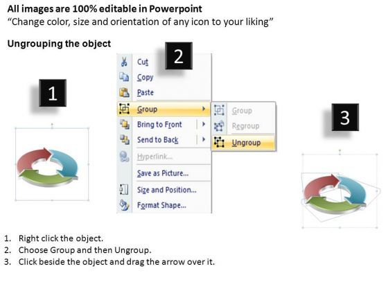 PowerPoint Process Editable Circular Arrows Ppt Design Slide02
