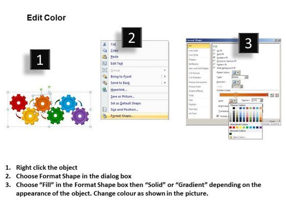PowerPoint Process Editable Gears Process Ppt Backgrounds Slide03