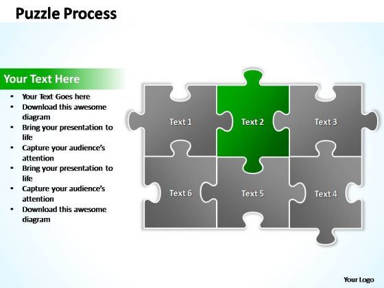 PowerPoint Process Growth Puzzle Ppt Slides