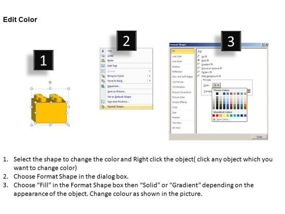 PowerPoint Process Process Lego Blocks Ppt Theme Slide03