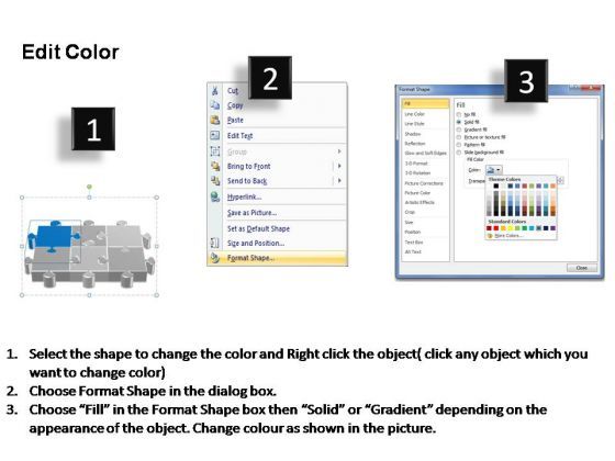 PowerPoint Process Teamwork Puzzle Process Ppt Presentation Slide03
