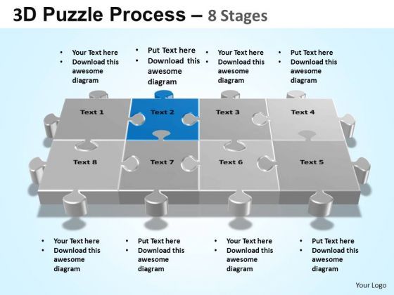 PowerPoint Slide Designs Education Puzzle Process Ppt Design