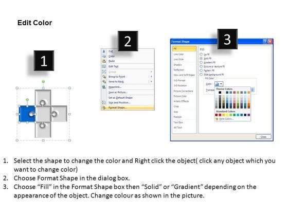 PowerPoint Slide Designs Growth Puzzle Ppt Themes