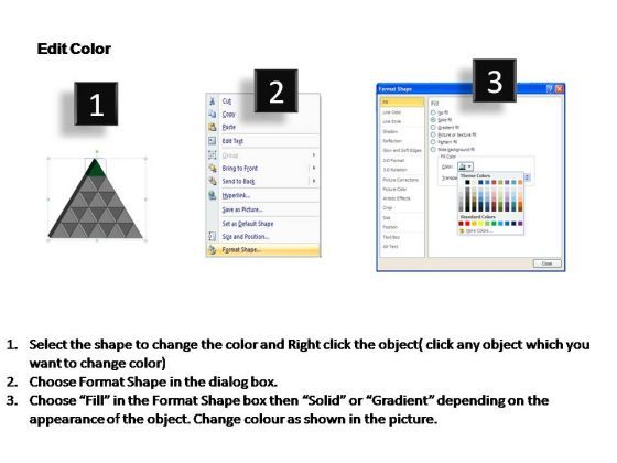 PowerPoint Slide Designs Teamwork Triangle Process Ppt Template Slide03