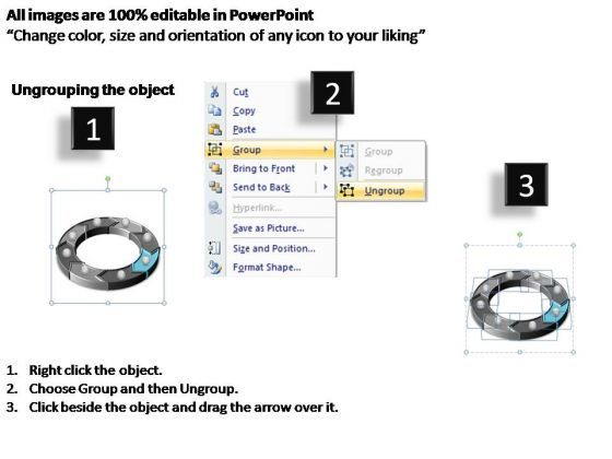 PowerPoint Slide Editable Circular Process Ppt Backgrounds Slide02