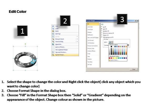 PowerPoint Slide Editable Circular Process Ppt Backgrounds Slide03