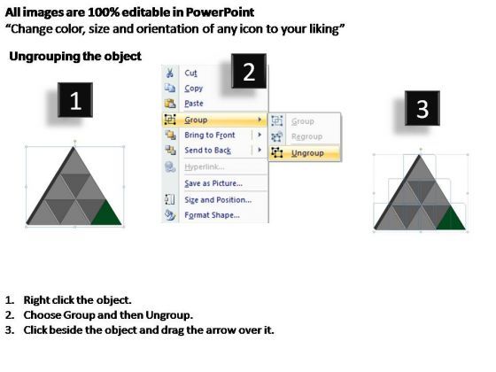 PowerPoint Slide Strategy Triangle Process Ppt Template Slide02
