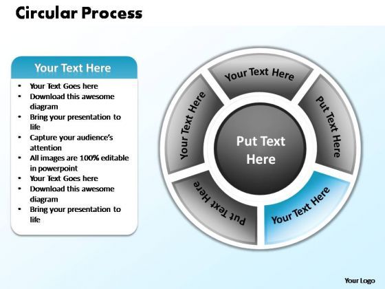 PowerPoint Slides Global Circular Process Ppt Design