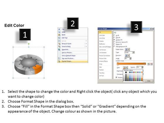 PowerPoint Template Editable Circular Process Ppt Slidelayout Slide03