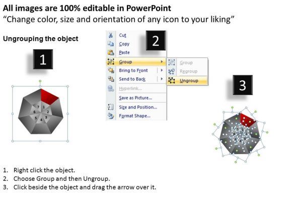 PowerPoint Template Process Circular Quadrant Ppt Presentation Slide02