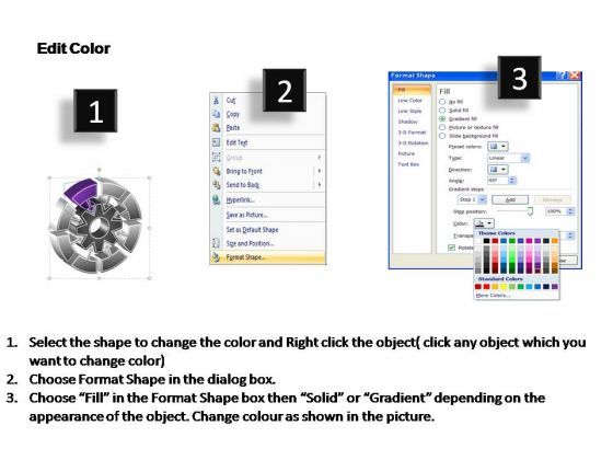 PowerPoint Template Process Interconnected Circular Chart Ppt Slide Slide03