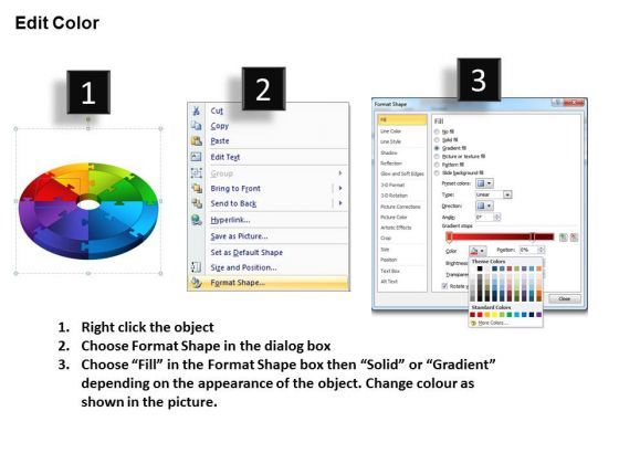 PowerPoint Theme Chart Circular Process Cycle Ppt Template Slide03