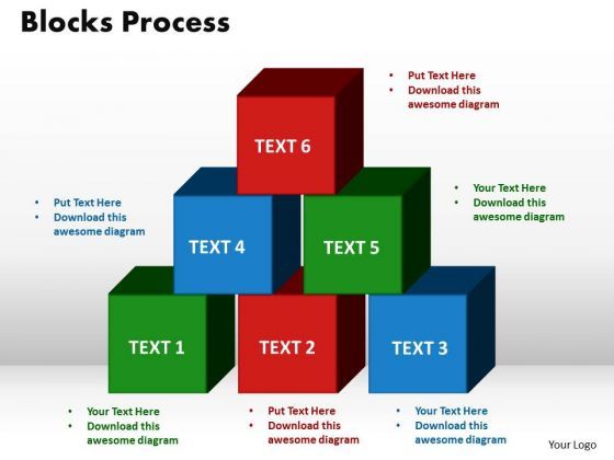 PowerPoint Themes Blocks Process Company Ppt Presentation