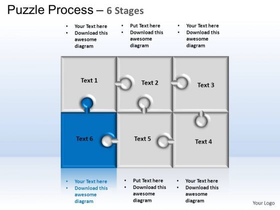 PowerPoint Themes Growth Puzzle Ppt Designs
