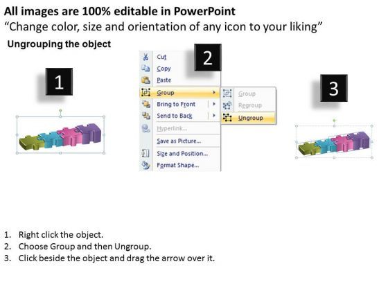 Ppt 4 Interconnected Steps Of Forging Process PowerPoint Slides Using Puzzles Templates Slide02