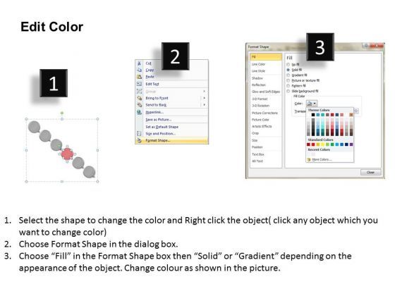 Ppt Downward Arrow Circles 6 Stages PowerPoint Templates Slide03