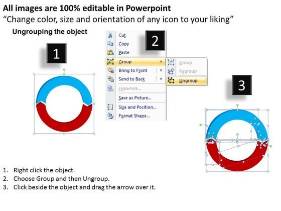 Ppt Slides 2 Stage Cycle Diagram PowerPoint Templates