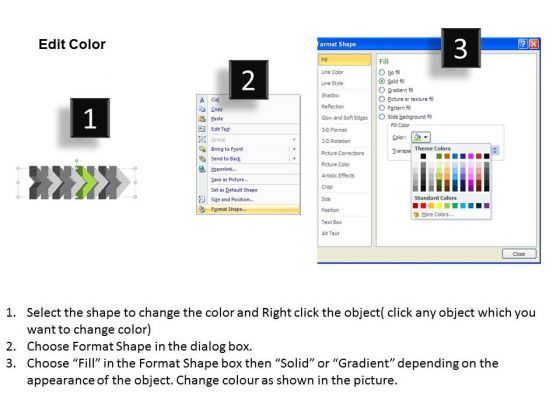 Ppt Template 3d Arrow Representing Eight Later Steps 6 Image Slide03