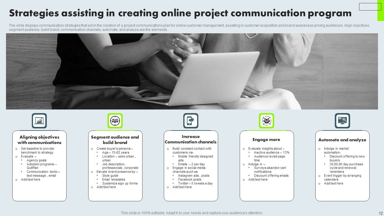 Project Communication Program Ppt Powerpoint Presentation Complete Deck With Slides Slide12