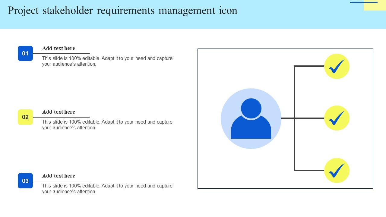Project Stakeholder Requirements Management Icon Summary Pdf