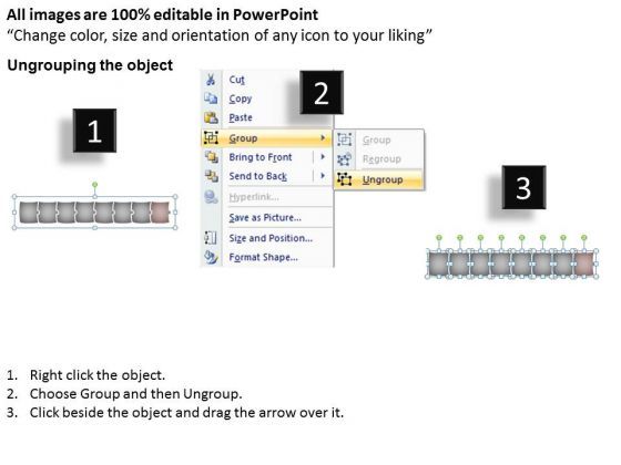 Puzzle Linear Flow Process 8 Stages Ppt Chart Program PowerPoint Slides Slide02