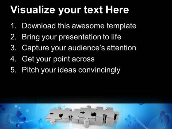 Puzzle Showing Growth Of Market PowerPoint Templates Ppt Backgrounds For Slides 0513 Slide02